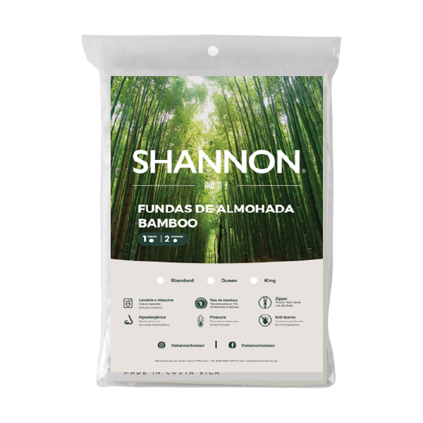 Cobertores de almohadas Bamboo Shannon